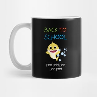 Back to School Doo Doo Doo Shark Mug